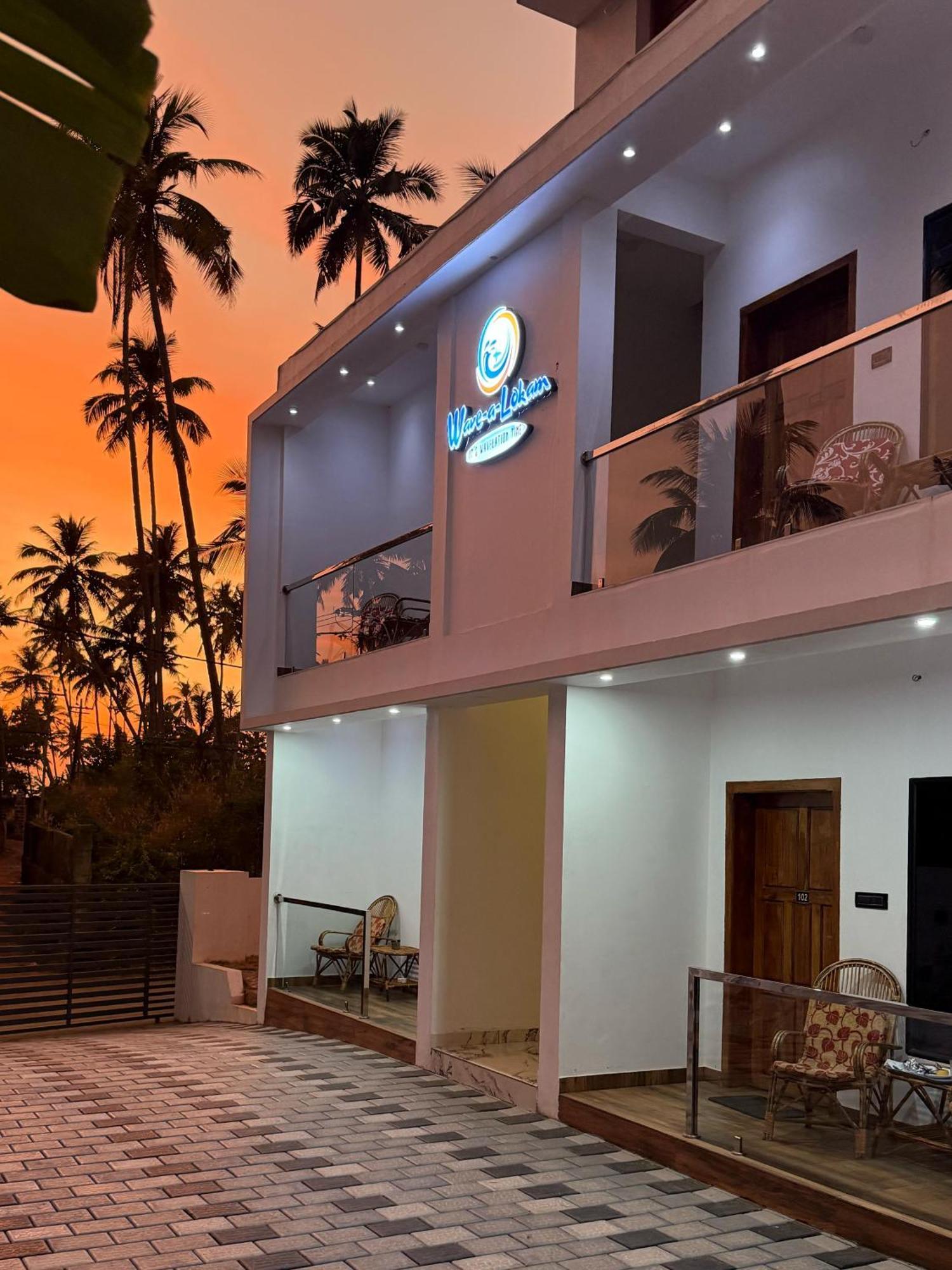 Wavealokam Beach Retreat Варкала Екстер'єр фото